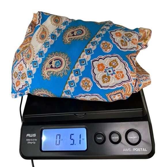 Cato Cropped Wrap Top Womens Medium Blouse 3/4 Sleeve Boho Balletcore Retro - Picture 10 of 10